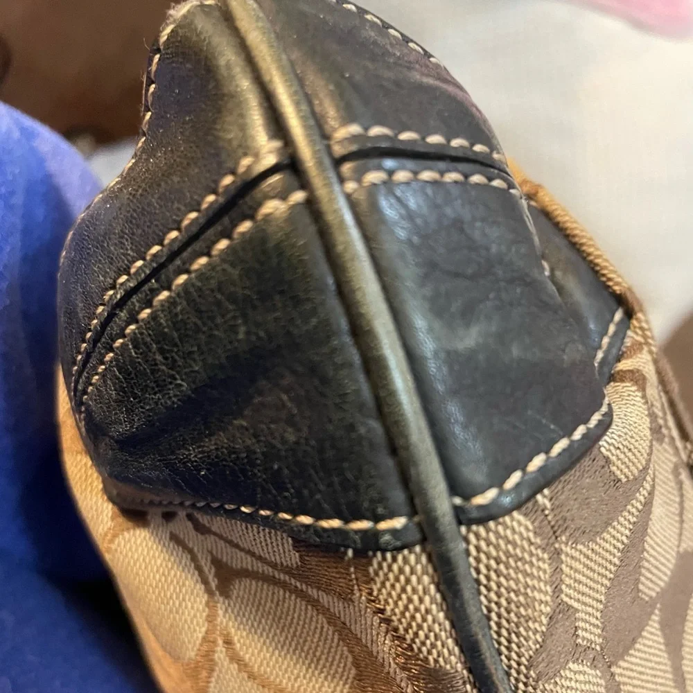 COACH Ergo Brown and Tan Designer Shoulder Bag - Picture 4 of 11